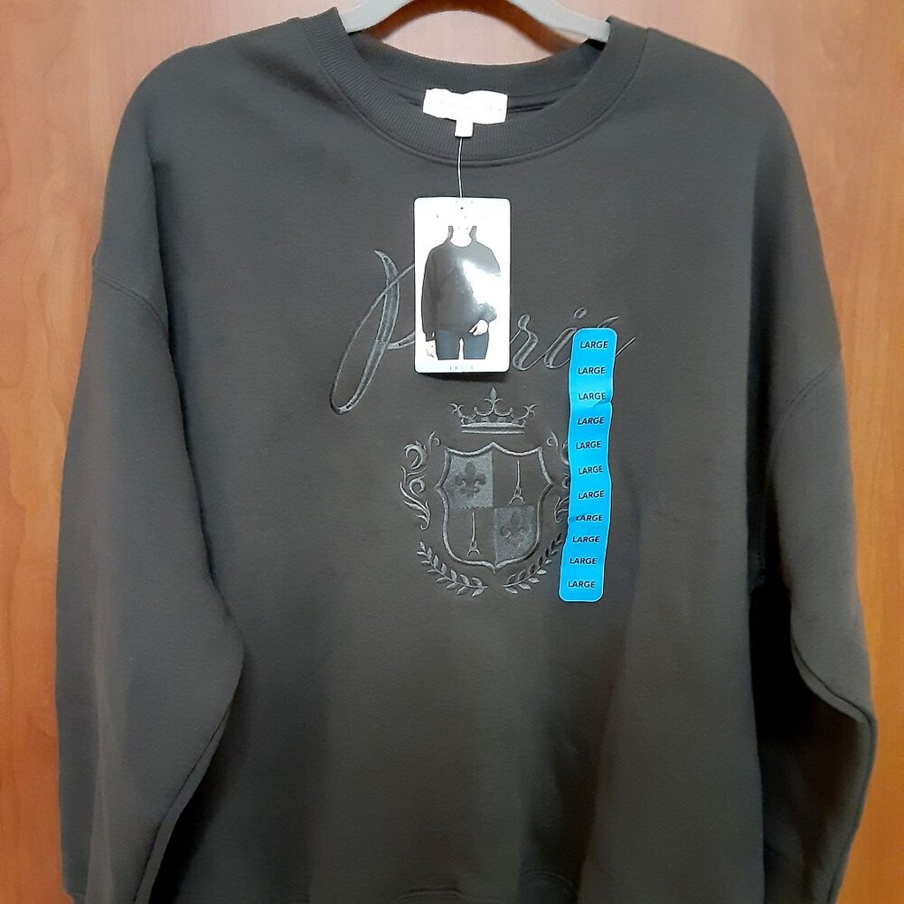 State of Mind | Dark Grey Paris Sweatshirt | Large